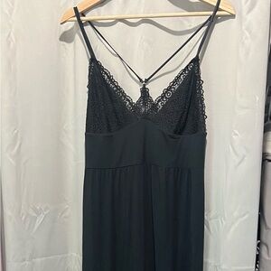 Victoria secret Elegant Black Lace jumpsuit XL